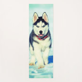 Tapis De Yoga Husky Puppy (Devant)