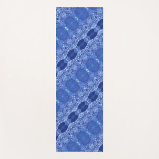 Tapis De Yoga Hy Blue Ikat 7 (Devant)