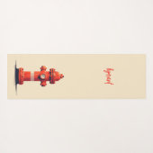 Tapis De Yoga Hydrant orange (Dos (Horizontal))