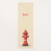 Tapis De Yoga Hydrant orange (Dos)