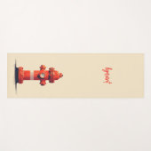Tapis De Yoga Hydrant orange (Devant (Horizontal))