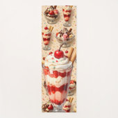 Tapis De Yoga Ice cream sundae premium (Devant)