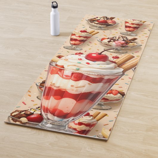 Tapis De Yoga Ice cream sundae premium (En situation)