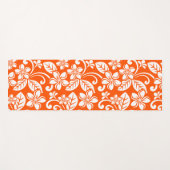 TAPIS DE YOGA ÎLE PLUMERIA (ORANGE) (Devant (Horizontal))