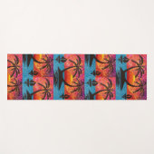 Tapis de Yoga - Île Tropicale (Devant (Horizontal))