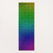 Tapis De Yoga Illusion À damiers par Kenneth Yoncich (Dos)