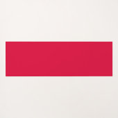 Tapis De Yoga Illusion abstraite rouge blanc (Dos (Horizontal))