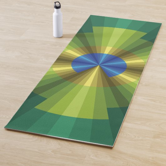 Tapis De Yoga Illusion de paon Yoga Mat (En situation)