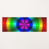 Tapis De Yoga Illusion Optique Arc-en-ciel Yoga Mat (Devant (Horizontal))