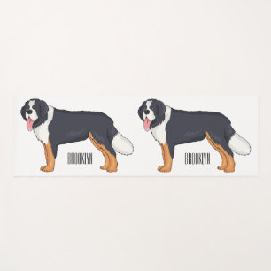 Tapis De Yoga Illustration bernoise d'un chien de montagne