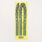 Tapis De Yoga Illustration d'Asparagus (Dos)