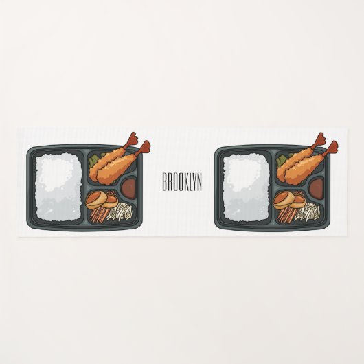 Tapis De Yoga Illustration de Bento (Devant (Horizontal))