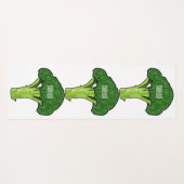 Tapis De Yoga Illustration de Broccoli (Dos (Horizontal))