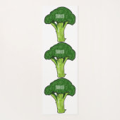 Tapis De Yoga Illustration de Broccoli (Dos)