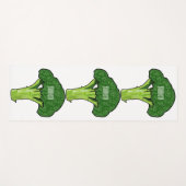 Tapis De Yoga Illustration de Broccoli (Devant (Horizontal))