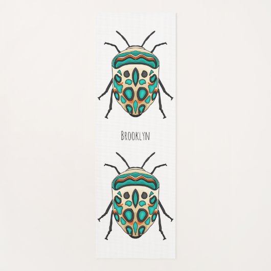Tapis De Yoga Illustration de bug Picasso (Devant)