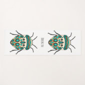 Tapis De Yoga Illustration de bug Picasso (Devant (Horizontal))