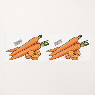 Tapis De Yoga Illustration de carotte