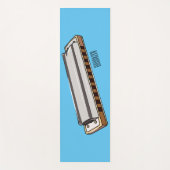 Tapis De Yoga Illustration de dessin d'Harmonica (Devant)