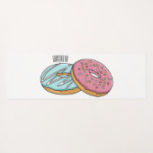 Tapis De Yoga Illustration de Donut (Dos (Horizontal))