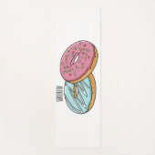 Tapis De Yoga Illustration de Donut (Devant)