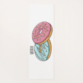 Tapis De Yoga Illustration de Donut (Dos)