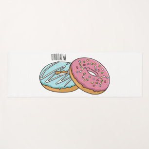 Tapis De Yoga Illustration de Donut