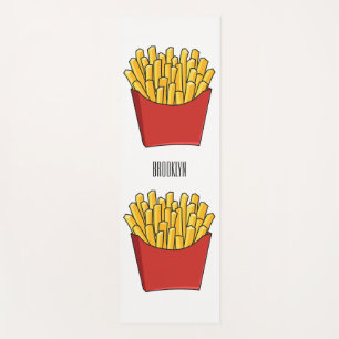 Tapis De Yoga Illustration de frites