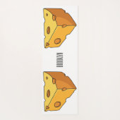 Tapis De Yoga Illustration de fromage (Dos)