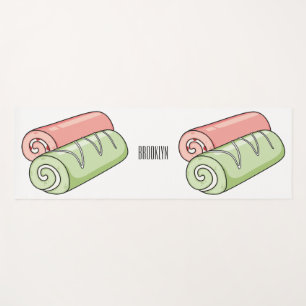 Tapis De Yoga Illustration de gâteau suisse roll / roll