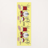 Tapis De Yoga Illustration de kit de batterie (Devant)