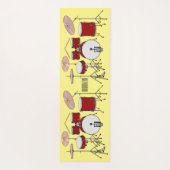 Tapis De Yoga Illustration de kit de batterie (Dos)