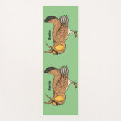 Tapis De Yoga Illustration de la bande dessinée de poulet de pra (Devant)