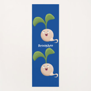 Tapis De Yoga Illustration de la caricature de la gerbe de grain