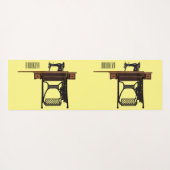 Tapis De Yoga Illustration de la machine à coudre (Dos (Horizontal))