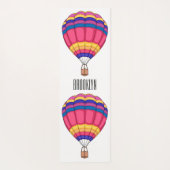 Tapis De Yoga Illustration de la montgolfière (Dos)