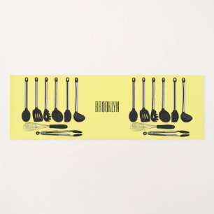 Tapis De Yoga Illustration de l'ustensile de cuisine
