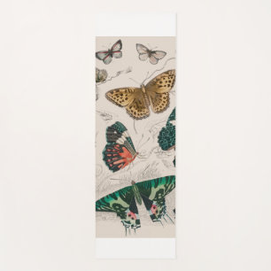 Tapis De Yoga Illustration de papillon antique : 1820 Orfèvre