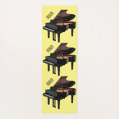 Tapis De Yoga Illustration de piano (Dos)