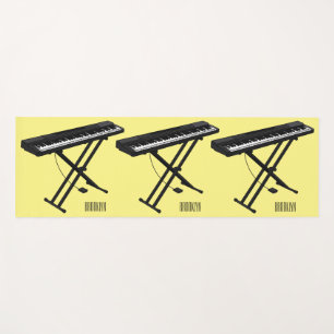 Tapis De Yoga Illustration de piano clavier