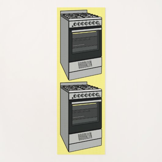 Tapis De Yoga Illustration de poêle électrique (Devant)