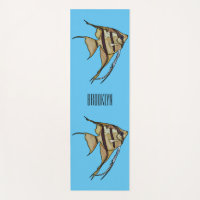 illustration de poisson ange de dessin animé