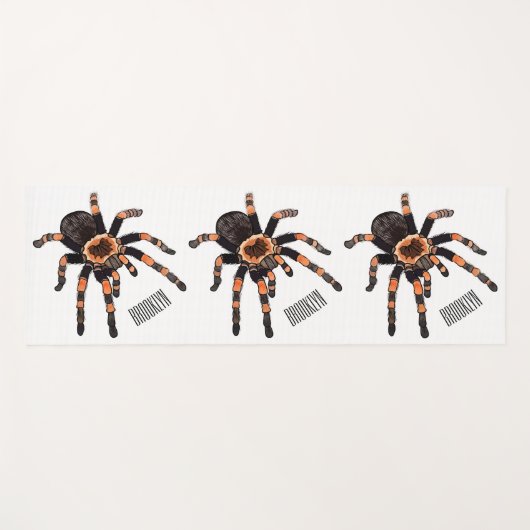 Tapis De Yoga Illustration de Tarantula (Devant (Horizontal))