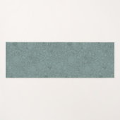 Tapis De Yoga Illustration d'encre d'art florale en Turquoise (Devant (Horizontal))