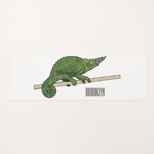 Tapis De Yoga Illustration du caméléon de Jackson