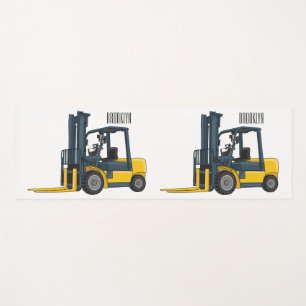 Tapis De Yoga Illustration du chariot élévateur