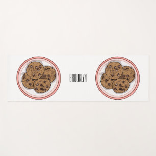 Tapis De Yoga Illustration du cookie de puce à chocolat
