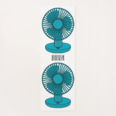 Tapis De Yoga Illustration du ventilateur (Dos)
