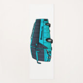 Tapis De Yoga Illustration d'un autobus à passagers moderne (Devant)