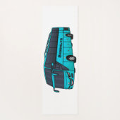 Tapis De Yoga Illustration d'un autobus à passagers moderne (Dos)